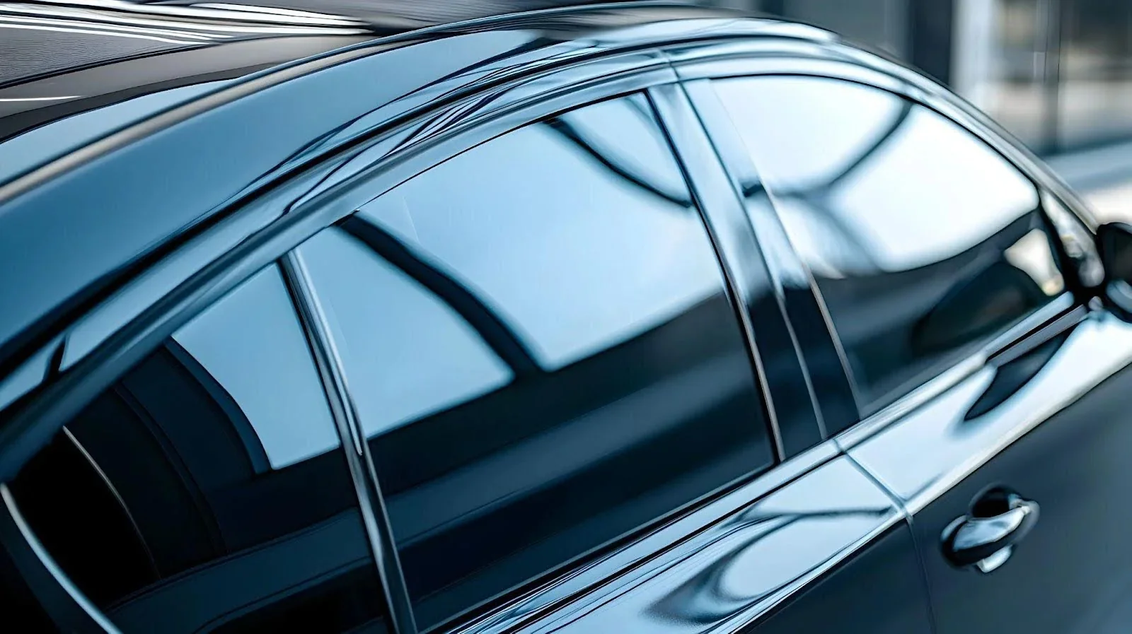 Professionally tinted sedan windows by Colombian Tint LA in Los Angeles, CA